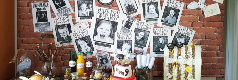 Anniversaire Feu d'artifete sur le thème Harry Potter